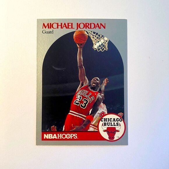 1990 NBA Hoops Basketball Card Set - Michael Jordan, Magic Johnson, Larry Bird - Picture 2 of 5